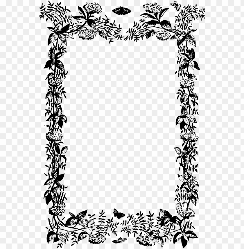 This Free Icons Png Design Of Floral Frame 15 PNG Image With Transparent Background