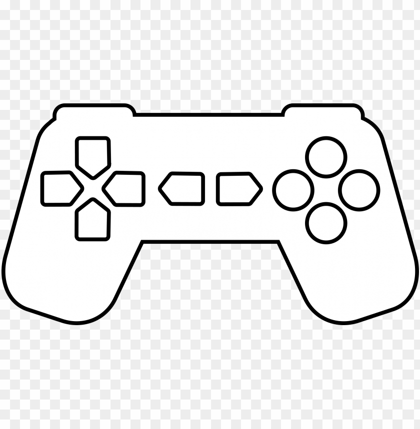 This Free Icons Png Design Of Game Controller Outline Png Image With Transparent Background Toppng