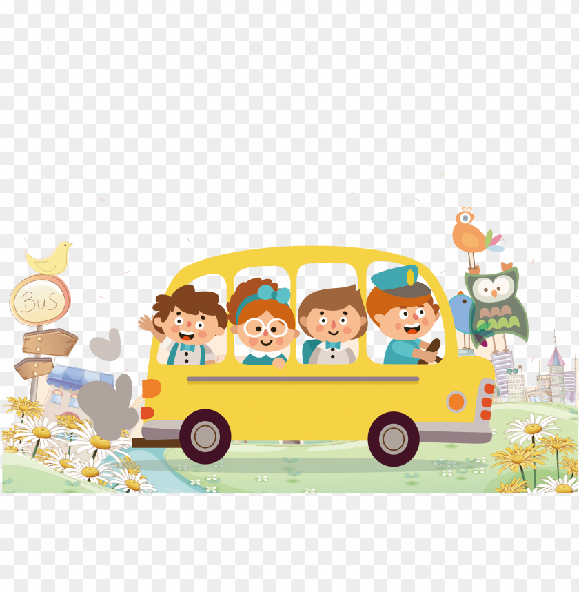 this graphics is hand painted cartoon children travel - abc-vowels:  bilingual picture dictionary + workbook PNG image with transparent  background | TOPpng