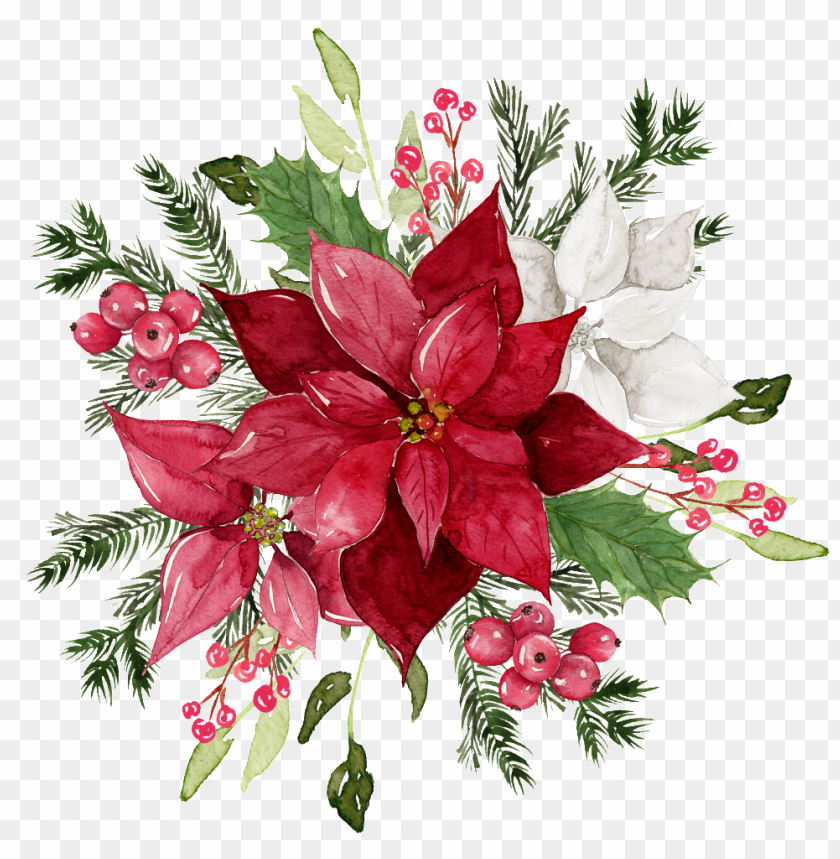 free PNG this graphics is watercolor decorative red flower free - watercolor painti PNG image with transparent background PNG images transparent