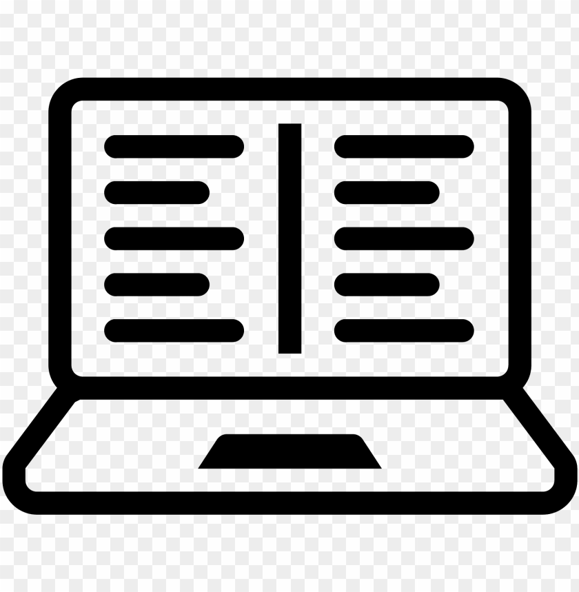 this is a picture of a laptop computer e learning icon png - Free PNG Images ID 127844