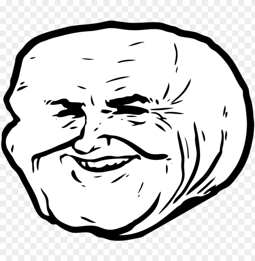 rage face transparent background