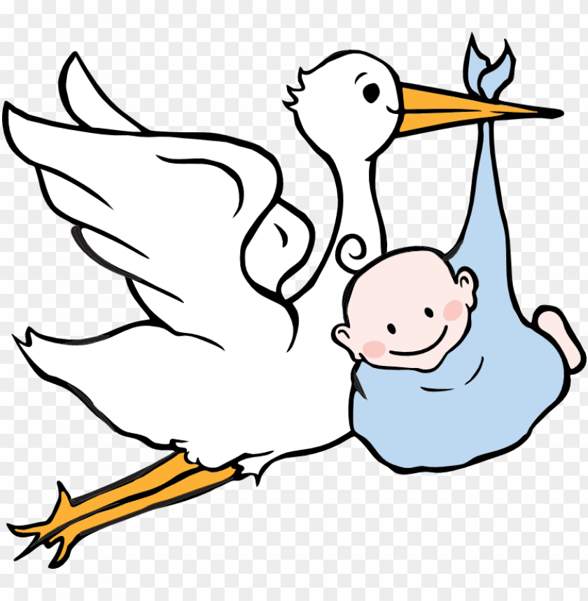 free stork with baby girl clipart clothing