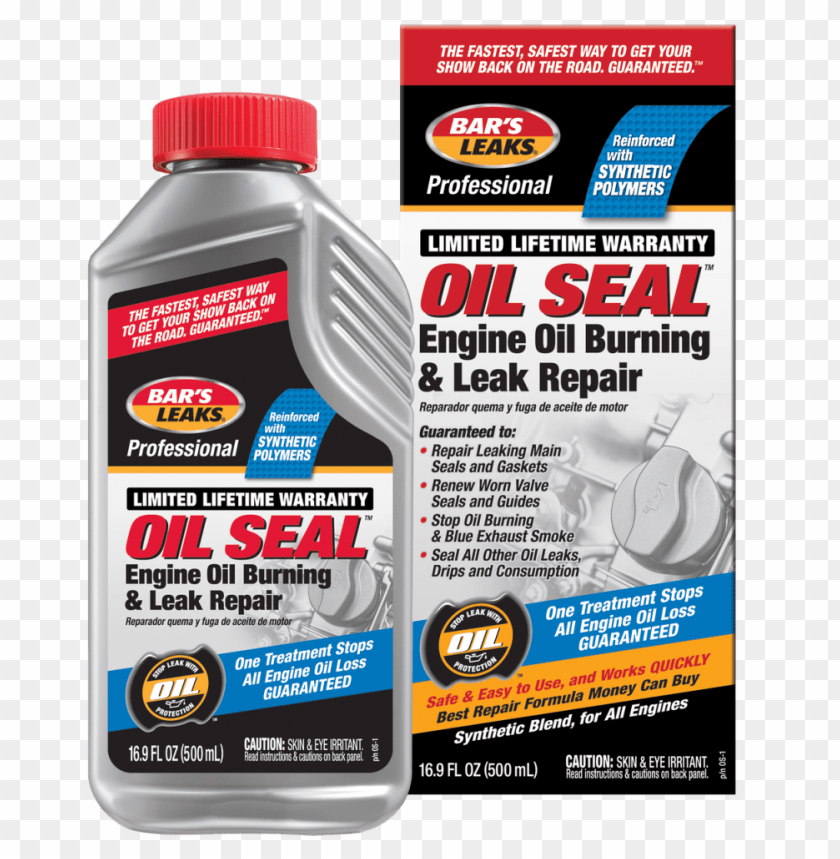 this professional grade formula is guaranteed to permanently oil seal engine oil burning leak repair PNG transparent with Clear Background ID 273078