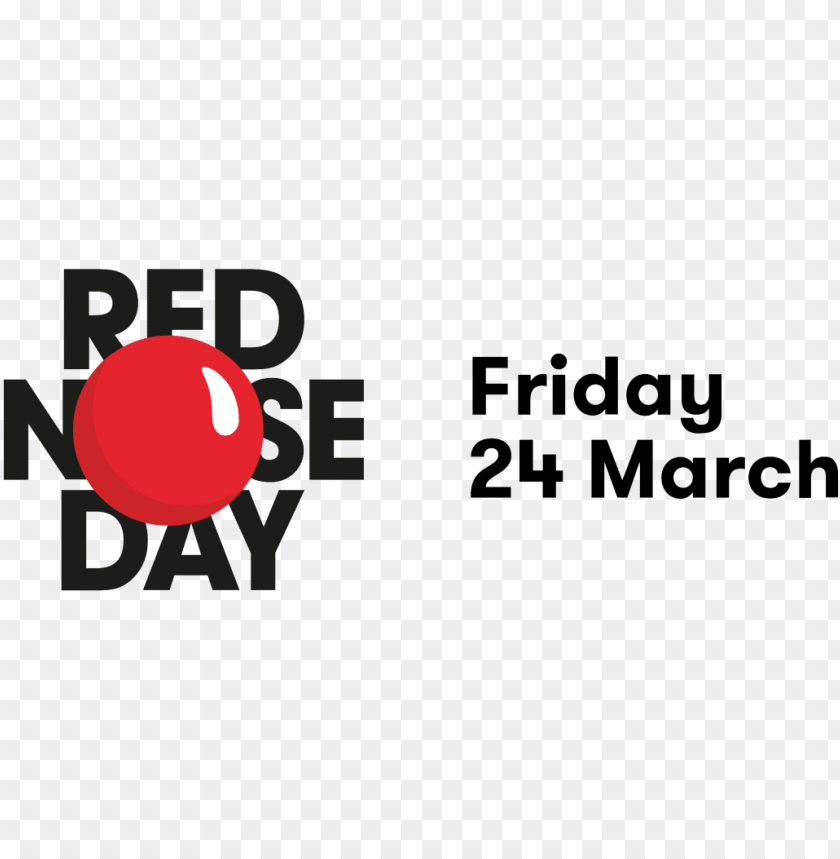 this year, red nose day is friday 24th march - red nose day 2018 PNG image with transparent background@toppng.com