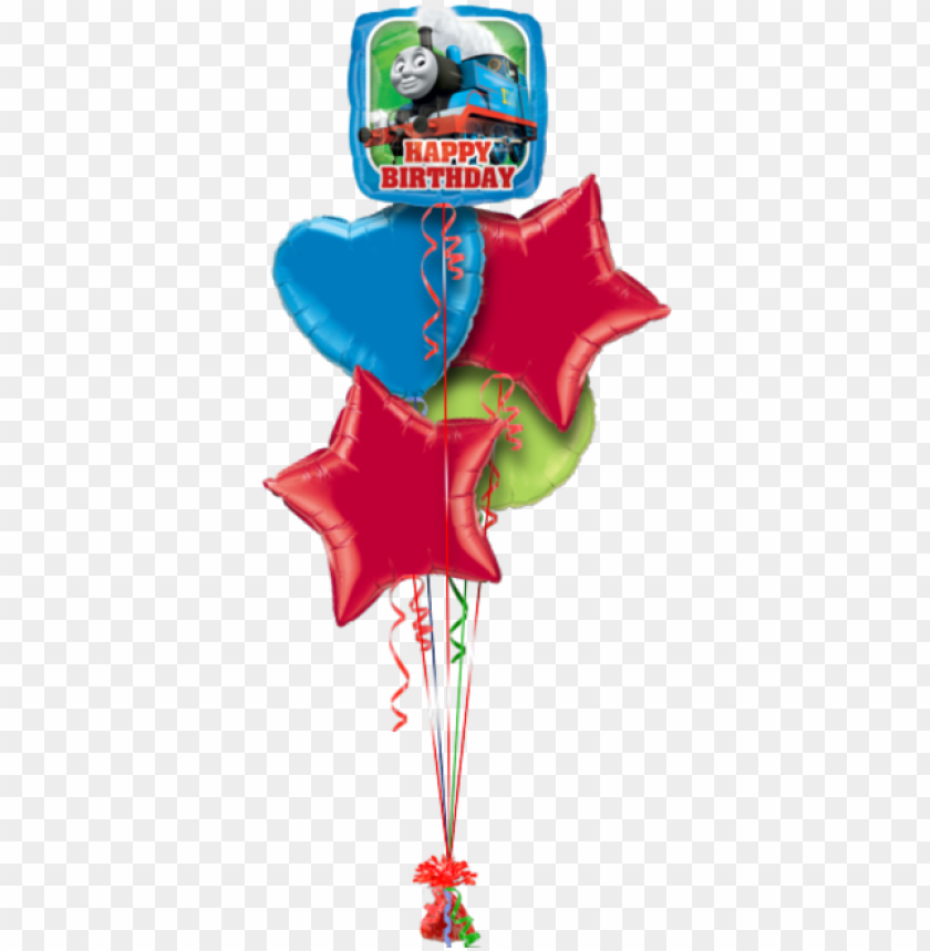 Thomas The Tank Engine Birthday Birthday Balloon - Happy Birthday Sister Balloo PNG Image With Transparent Background