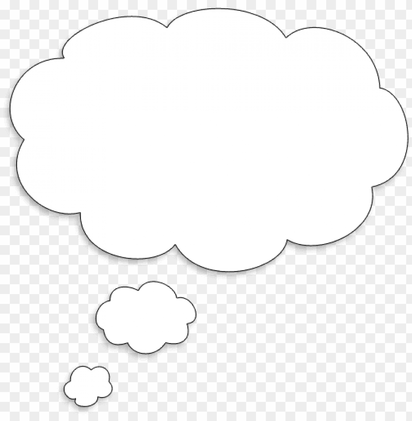 Thought Bubble Png Download White Thought Bubble Transparent PNG Image With Transparent Background