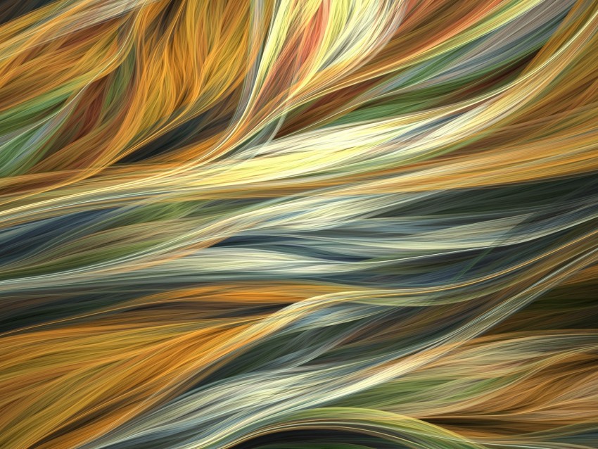 Threads Strands Colorful Fractal Art Png - Free PNG Images