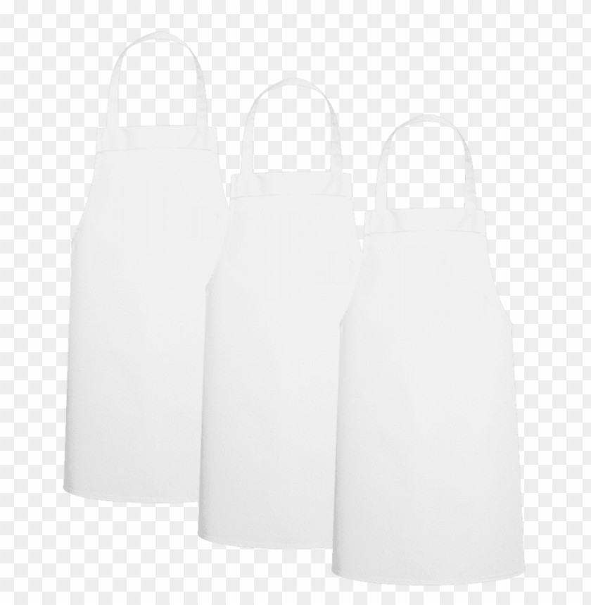 three large white kids aprons png - Free PNG Images ID 24561