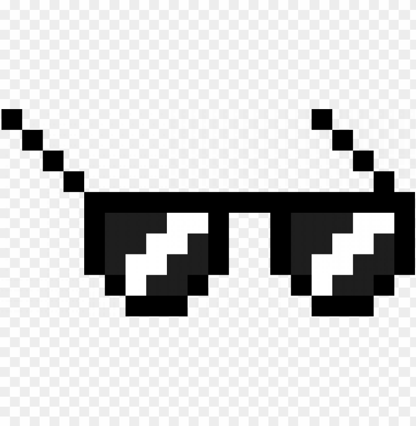 Thug Life Pixel Shades Png Image With Transparent Background Toppng - rainbow pixels bandana roblox
