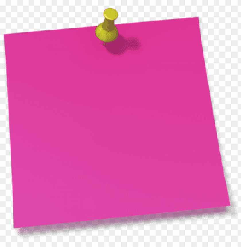 thumb tack clipart note pin post it notes pink PNG transparent with Clear Background ID 177319