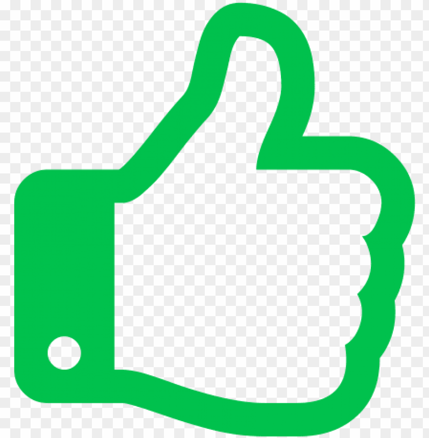 Green Thumbs Up Icon Png