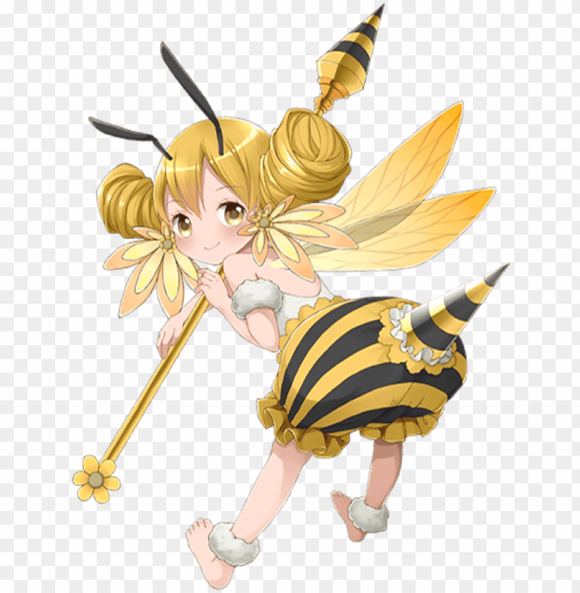 thunder bee-girl transparent - anime honey bee girl PNG image with  transparent background | TOPpng
