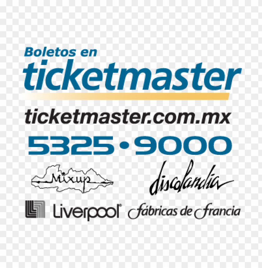 ticketmaster eps vector logo free - 463605
