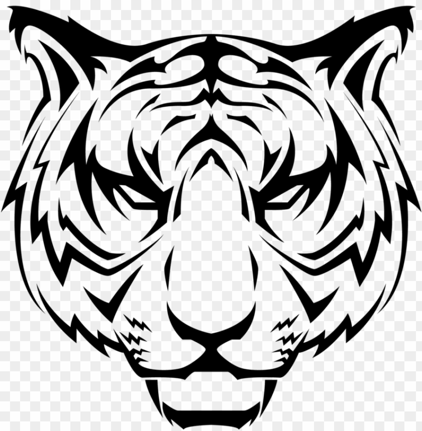 Tiger Head Vector Png Transparent With Clear Background Id Toppng
