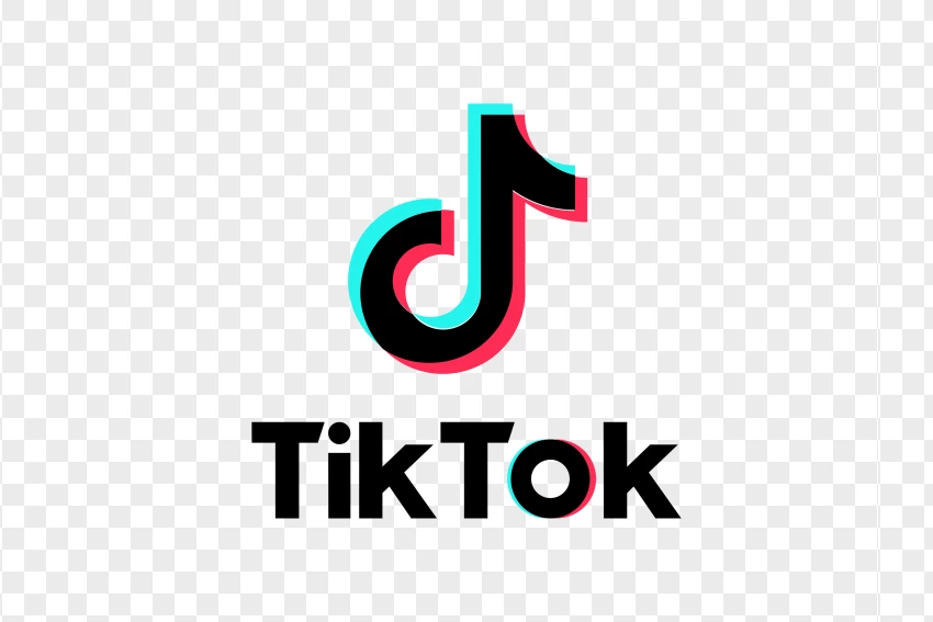 Tiktok Full Color Logo PNG Transparent Background