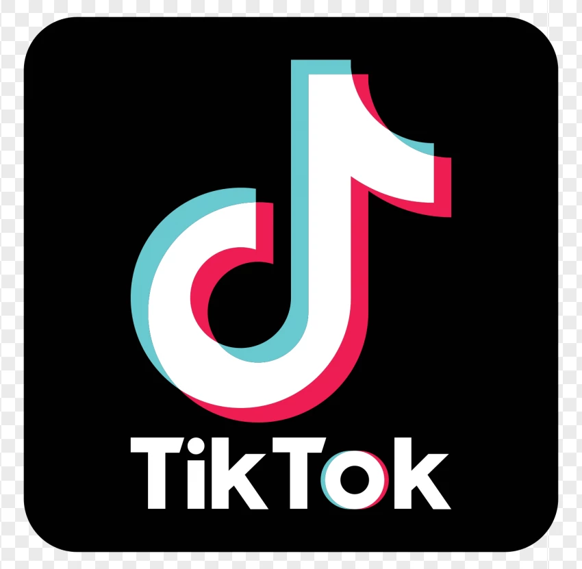 Tiktok Social Media Logo PNG Transparent Background