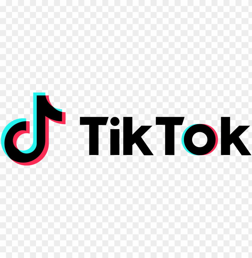 Tiktok Long Text Logo PNG Transparent With Clear Background ID 473290 ...