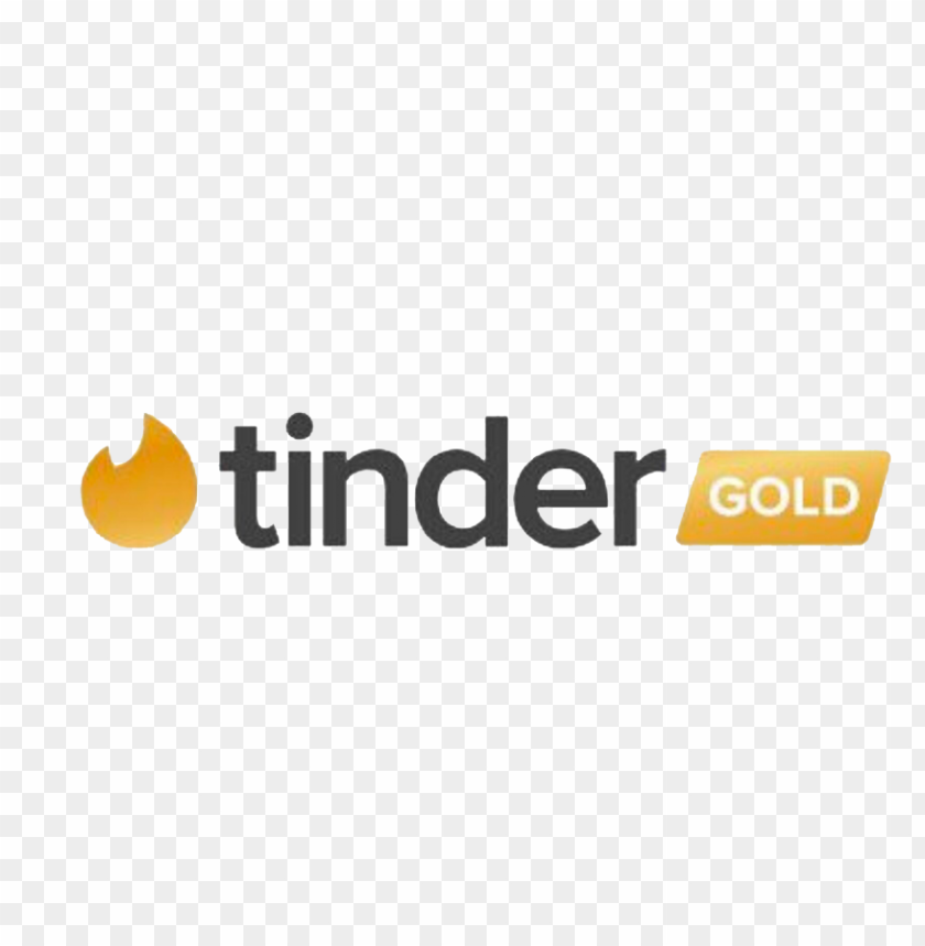 tinder gold logo PNG image with transparent background@toppng.com