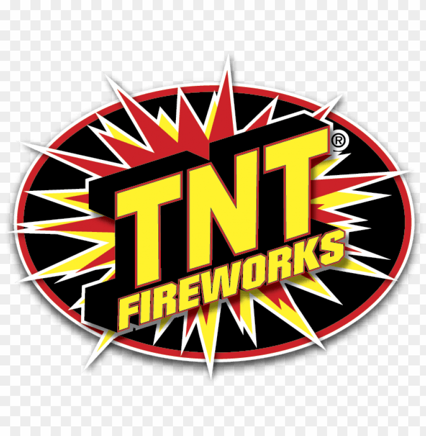 Tnt Fireworks Oval Logo Tnt Fireworks Laser Rainbow PNG Image With Transparent Background