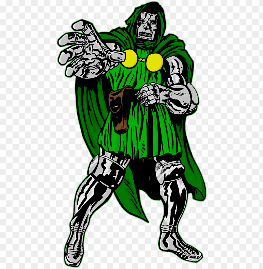 To The Wider World, Victor Von Doom Is A Negligible - Doctor Doom Jack Kirby PNG Image With Transparent Background