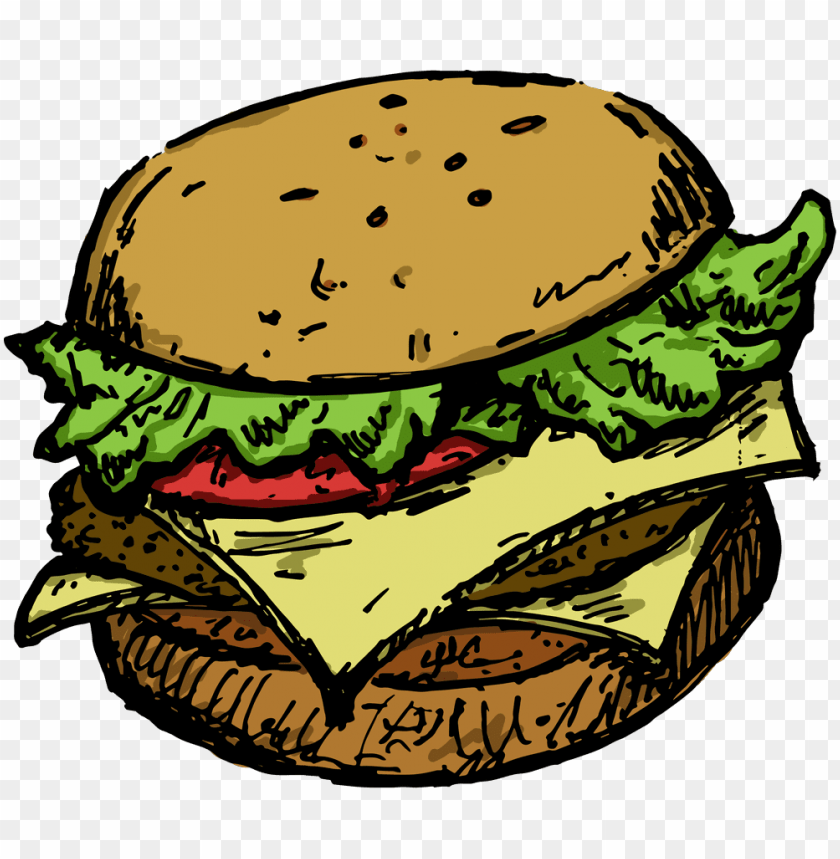 free PNG toad clipart hamburger cheeseburger patty png - cheeseburger PNG image with transparent background PNG images transparent