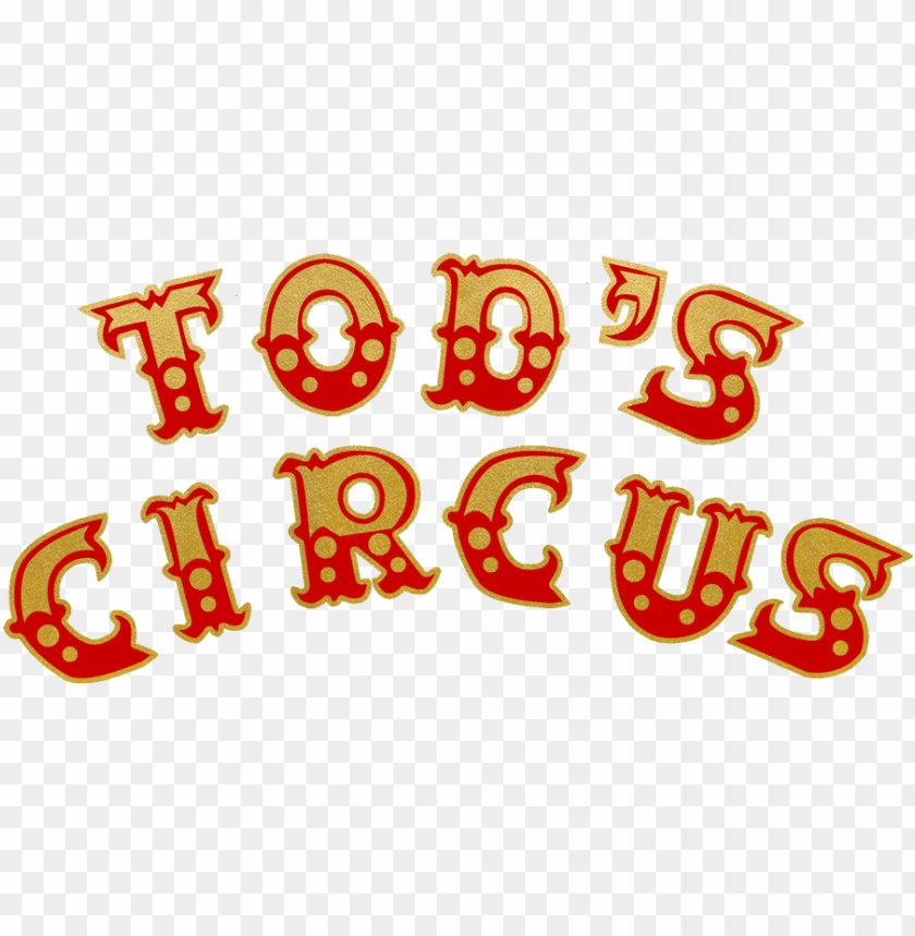 tods circus logo PNG transparent with Clear Background ID 119318