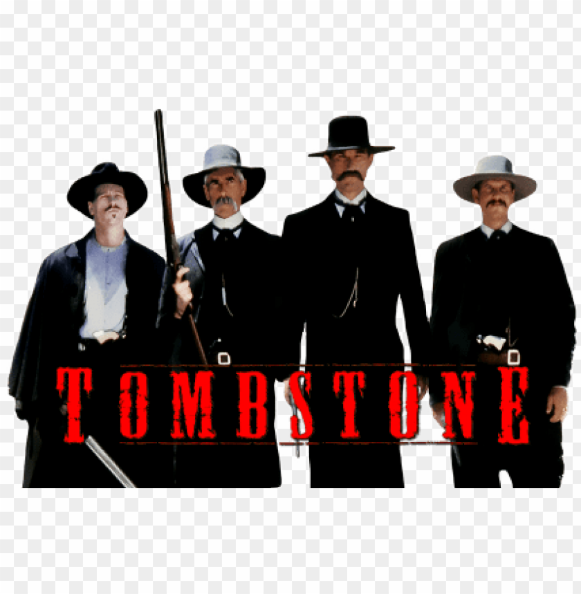 tombstone movie image with logo and character tombstone movie poster 24x36 PNG transparent with Clear Background ID 281396
