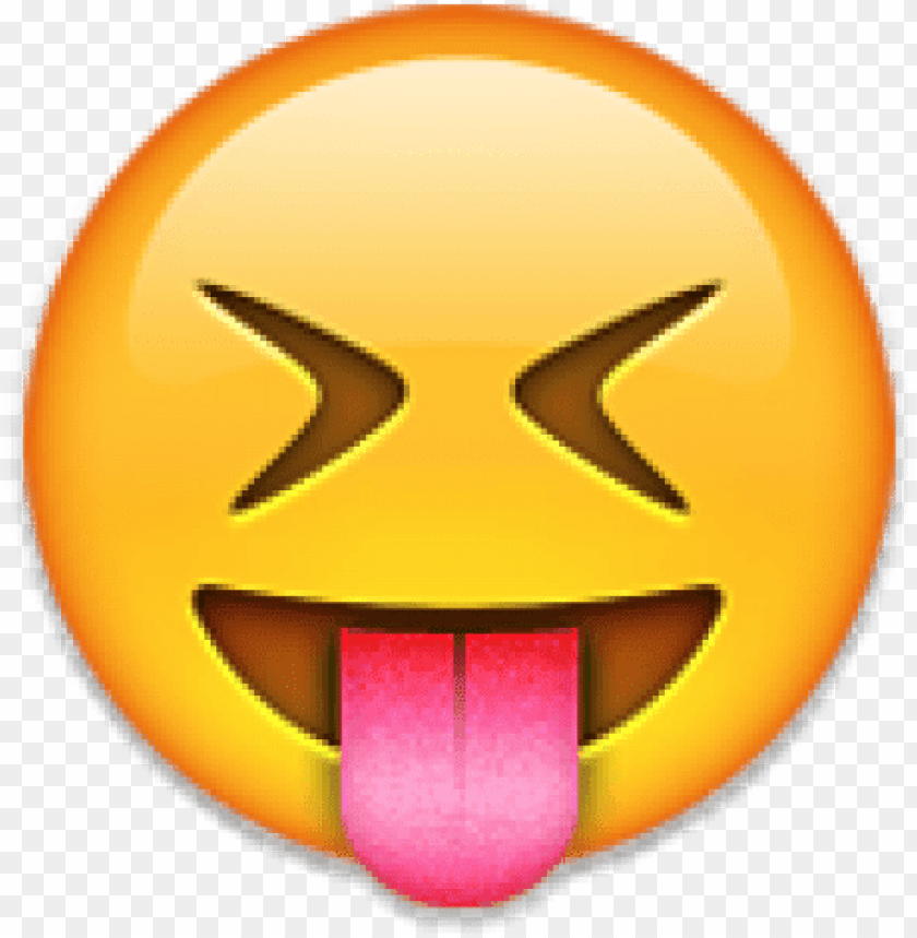 free PNG tongue sticking out eyes closed emoji PNG image with transparent background PNG images transparent