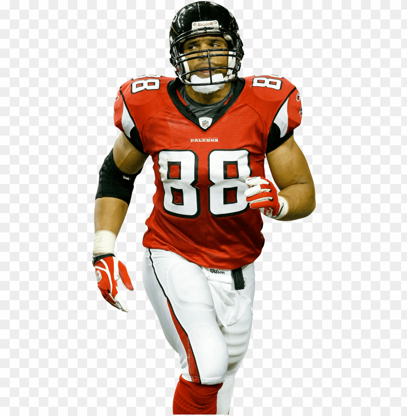 PNG Image Of Tony Gonzalez Atlanta Falcons With A Clear Background - Image ID 69409