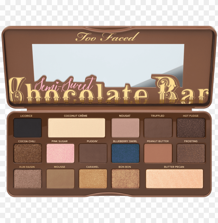 Too Faced Semi Sweet Chocolate Bar Eyeshadow Palette  PNG Image With Transparent Background@toppng.com