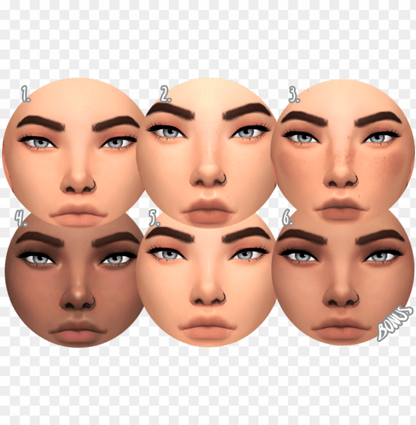 Top 5 Skin Overlays Jogo The Sims 4 The Sims 4 Skin Sims 4 Mm Skins Png Image With Transparent Background Toppng