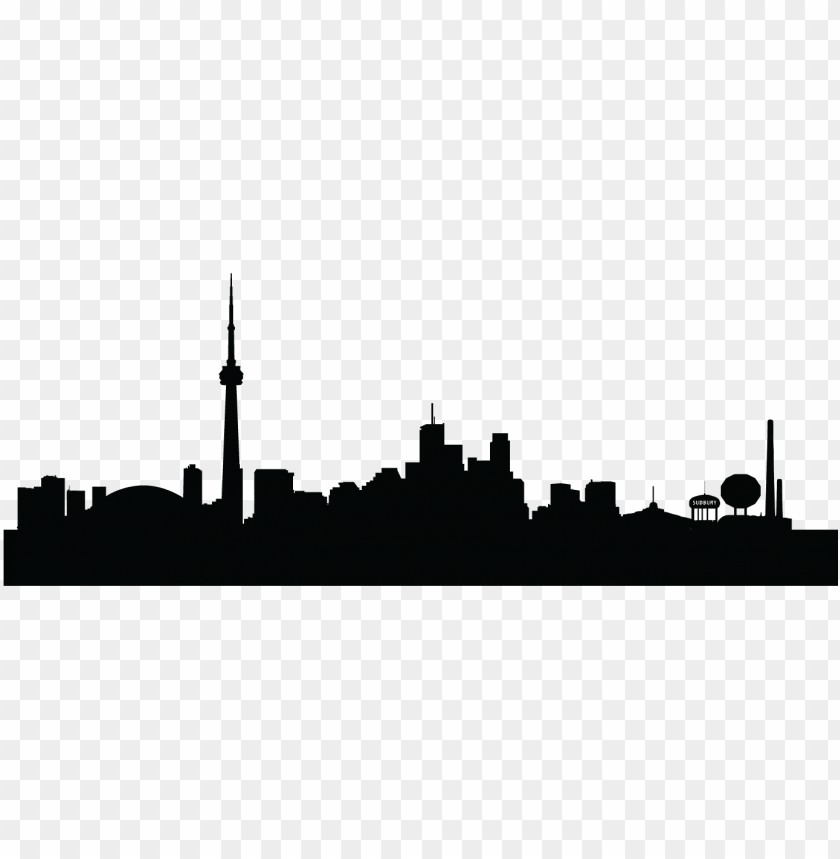 toronto celebrates sudbury 2019 proudly supports silhouette transparent toronto skyline PNG transparent with Clear Background ID 175301