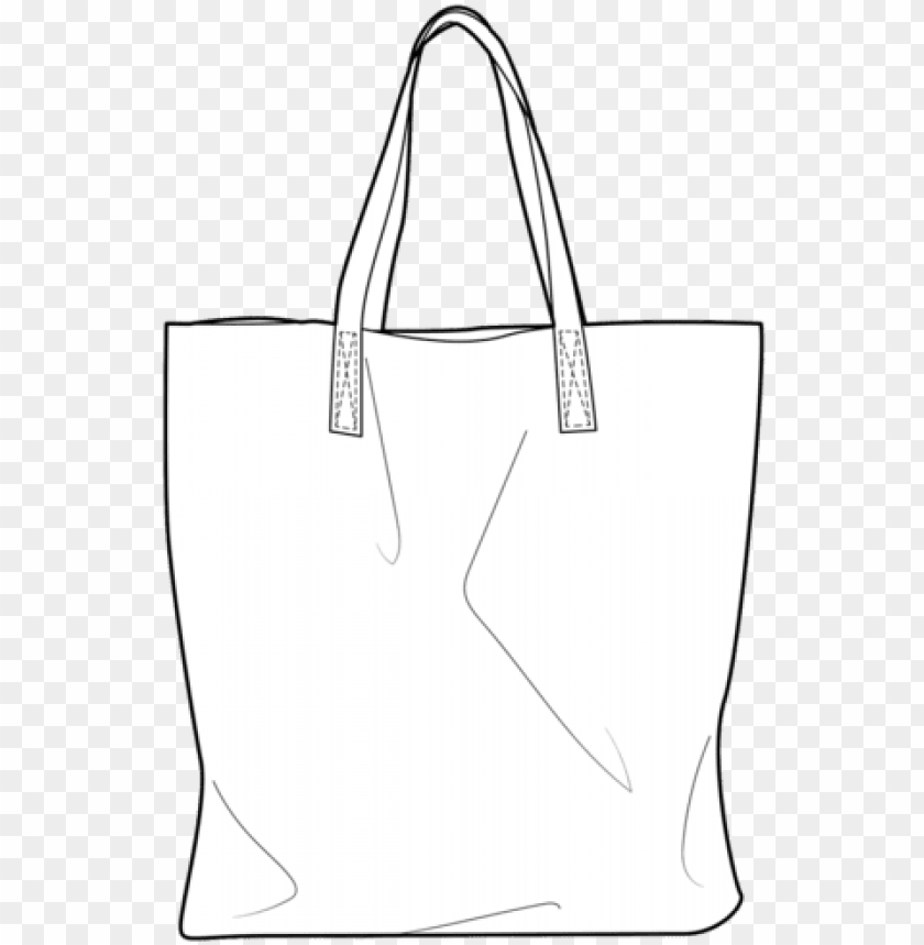 tote bag - tote bag line drawi PNG image with transparent background ...