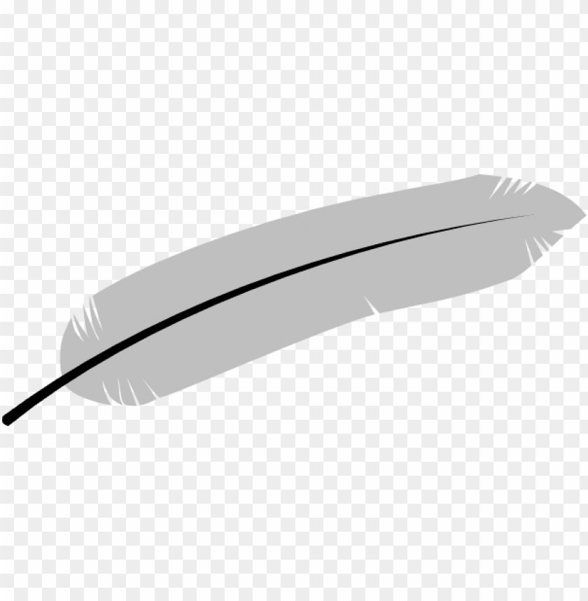 totetude grey feather clip art at clker feather clip art PNG transparent with Clear Background ID 282537