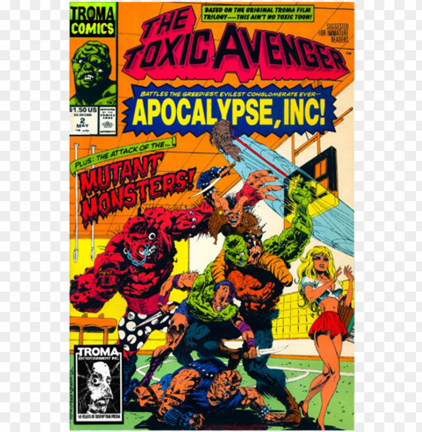 free PNG toxic avenger comic book PNG image with transparent background PNG images transparent