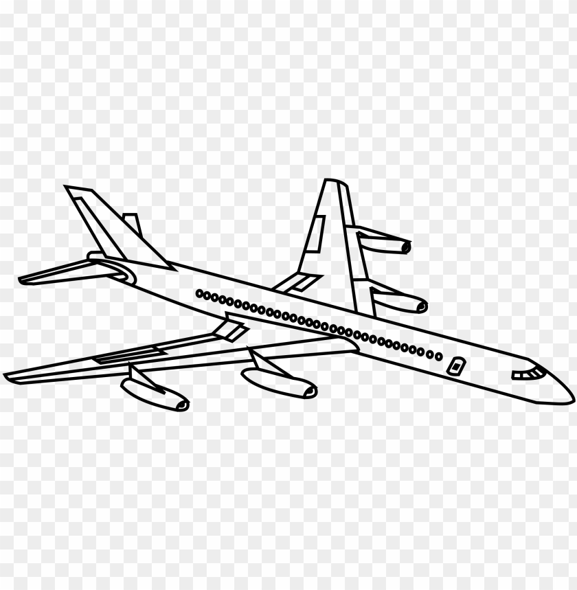 toy airplane line drawing PNG transparent with Clear Background ID 71940