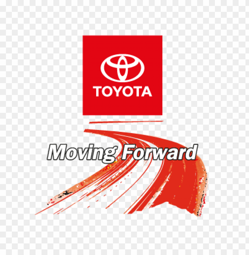  toyota moving foward vector logo free - 463597