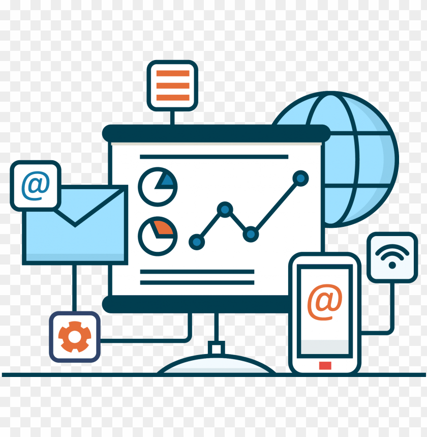 Tracking Traffic Growth Through Google Analytics Diagram Png Image With Transparent Background Toppng