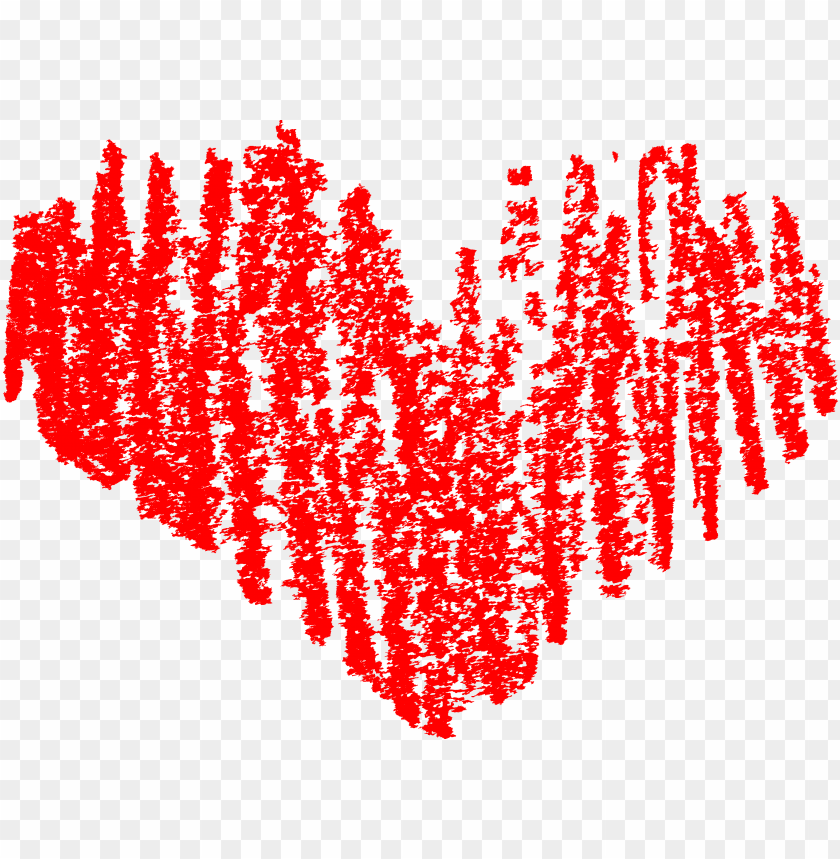 transparent background crayon heart PNG transparent with Clear Background ID 79006