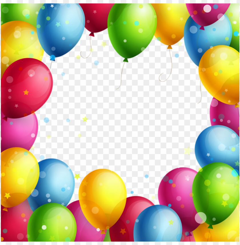 Download Transparent Balloons Frame Png Images Background | TOPpng
