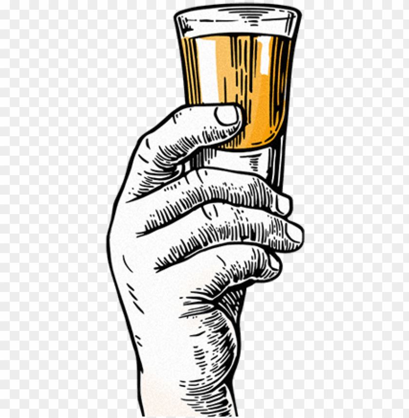 Transparent Beer Hand Holding - Alcohol Shot Clip Art PNG Transparent With Clear Background ID 181321