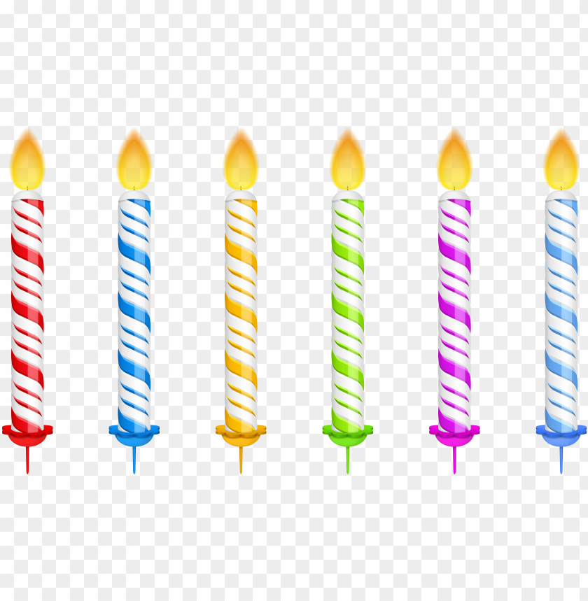 Transparent Birthday Candles Png Image With Transparent Background Toppng