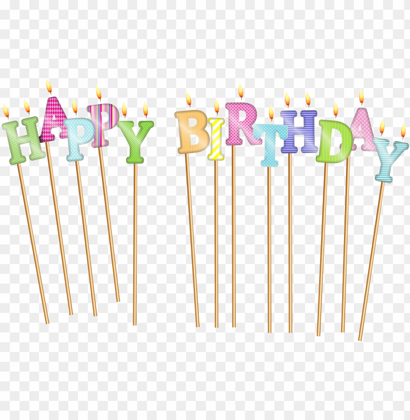 Transparent Birthday Candles Png Image With Transparent Background Toppng