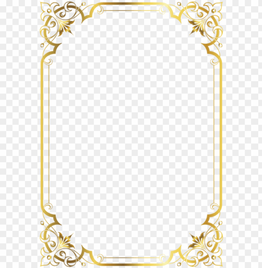 transparent border vertical cartoon frame chinese bones vintage gold vector frame PNG transparent with Clear Background ID 162761