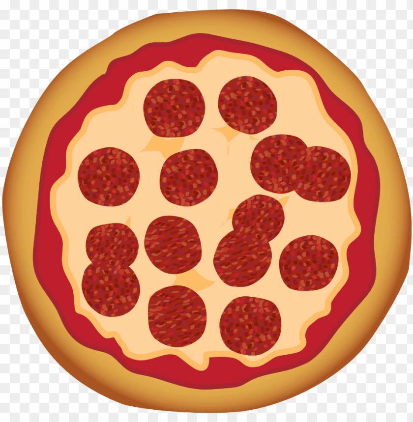 transparent cartoon pizza PNG image with transparent background | TOPpng