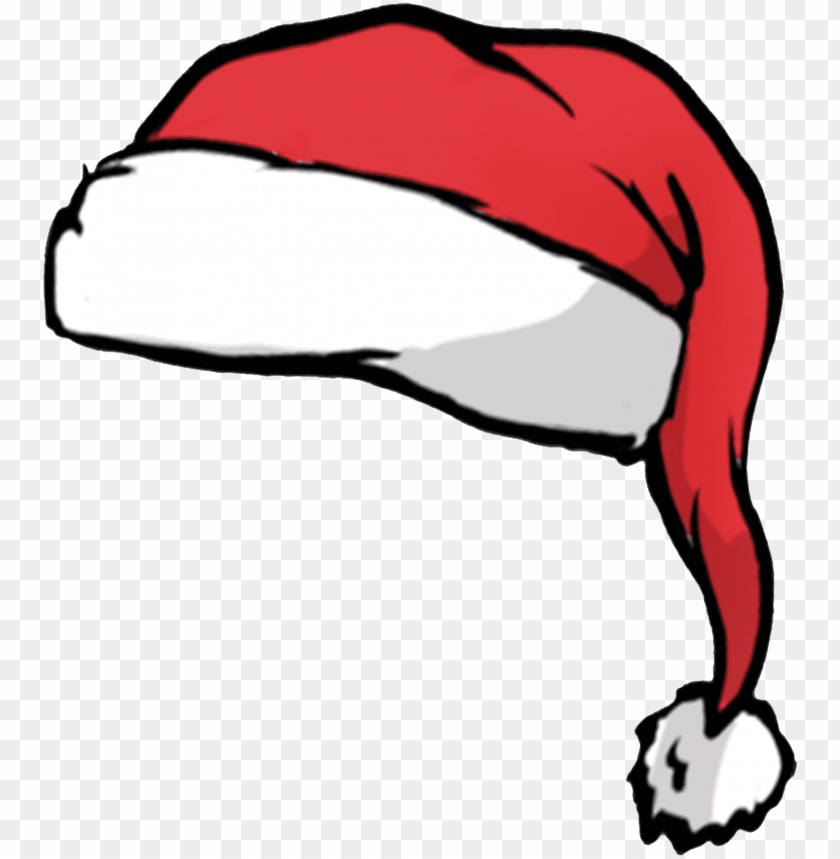 cartoon santa hat png