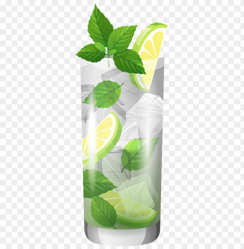 cocktail, mojito, transparent