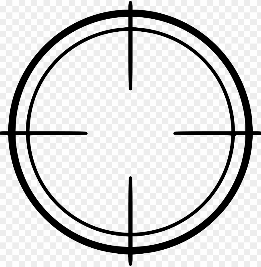 Crosshair Svg - Crosshair Free PNG Transparent Background