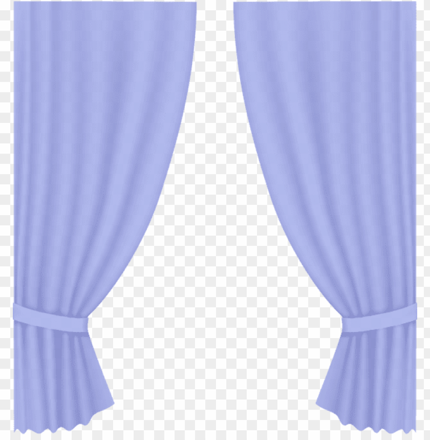 transparent curtain violet
